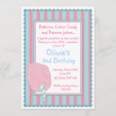 Search for cotton birthday invitations Circus