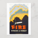 Search for forest fire Cigarette