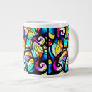Search for stained glass abstract mugs Yellow