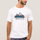 Search for seattle skyline tshirts Washington