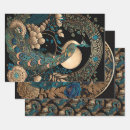 Search for colorful wrapping paper Peacock