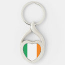 Search for heart shaped flag key rings Ireland