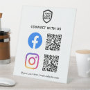 Search for business signs Social media