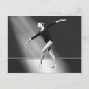 Search for ballerina black and white postcards Woman