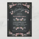 Search for chalk board bridal shower invitations Vintage