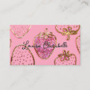 Search for strawberry business cards Sweets