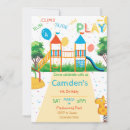Search for playground birthday invitations Boy