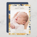 Search for sunflower birth announcement cards Modern