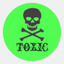 Search for toxic skull stickers Poison