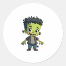 Search for cartoon frankenstein stickers Pumpkin