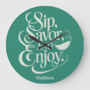 Search for wine clocks Elegant