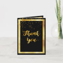 Search for confetti thank you cards Gold