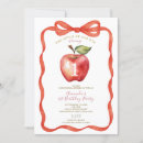 Search for red eye invitations Apple of our eye