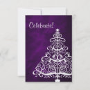 Search for purple silver christmas invitations Party