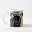 Search for french bull dog mugs Funny