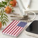 Search for independence day rectangular key rings Stars and stripes