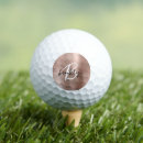 Search for rose gold golf balls Calligraphy