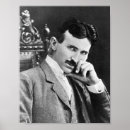 Search for tesla posters black and white