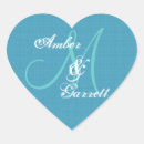 Search for blue damask wedding stickers Bride and groom