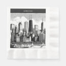 Search for chicago napkins Black and white