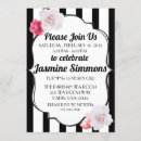 Search for parisian invitations Black and white