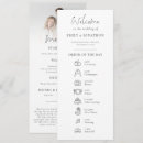 Search for menu and wedding programs Minimalist