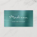 Search for metal business cards Hair stylist