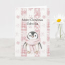 Search for penguin christmas cards Pink
