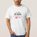 Search for 20th anniversary tshirts Couple