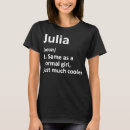 Search for julia tshirts Birthday