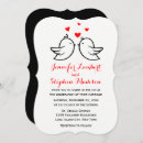 Search for red bird wedding invitations Lovebirds