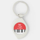 Search for musical instrument key rings Pianist