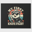 Search for knife wrapping paper Funny
