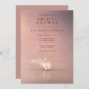 Search for swan bridal shower invitations Pink