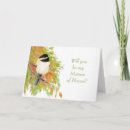 Search for chickadees invitations Watercolor