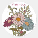 Search for red daisy stickers Vintage