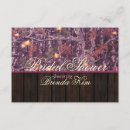 Search for camo bridal shower invitations Pink