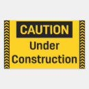 Search for yellow warning sign stickers Alert