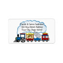 Search for choo choo return address labels For kids