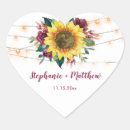 Search for sunflower heart stickers Boho