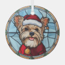 Search for yorkshires christmas tree decorations Yorkshire terrier