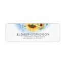 Search for sunflower wedding return address labels Elegant