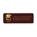 Search for maroon and gold return address labels High school