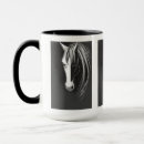 Search for abstract horse mugs White