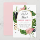 Search for plant bridal shower invitations Botanical