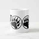 Search for bear paw print mugs Woof