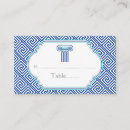 Search for greek place cards Blue