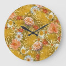 Search for vintage floral clocks Background