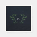 Search for dark forest green napkins Botanical