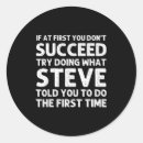 Search for steve stickers Birthday